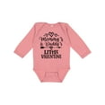 thumbnail image 1 of Inktastic Mommy Daddy Little Valentine Boys or Girls Long Sleeve Baby Bodysuit, 1 of 5