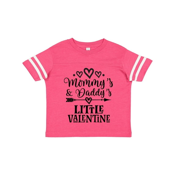 Inktastic Mommy Daddy Little Valentine Boys or Girls Toddler T-Shirt