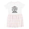 thumbnail image 1 of Inktastic Mommy Daddy Little Valentine Girls Toddler Dress, 1 of 5