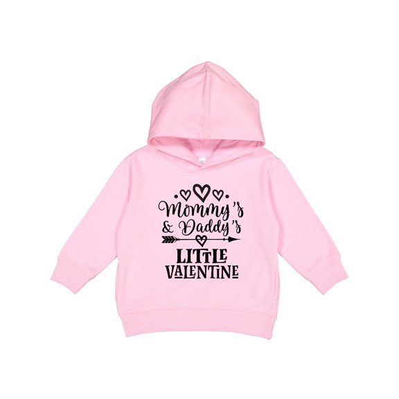 Inktastic Mommy Daddy Little Valentine Toddler Hoodie
