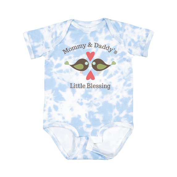 Inktastic Mommy & Daddy's Little Blessing Boys or Girls Baby Bodysuit