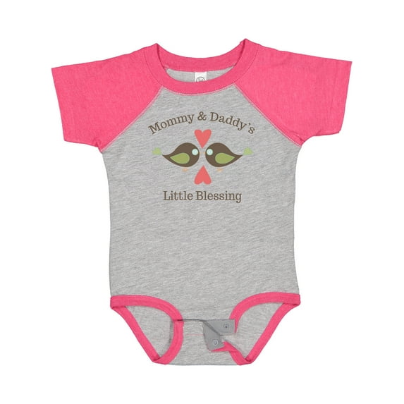 Inktastic Mommy & Daddy's Little Blessing Boys or Girls Baby Bodysuit