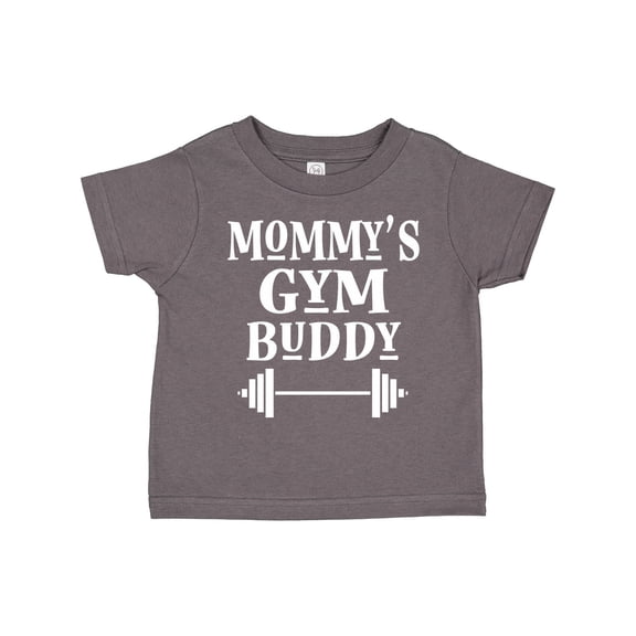 Inktastic Mommy Gym Buddy Fitness Gift Boys or Girls Toddler T-Shirt