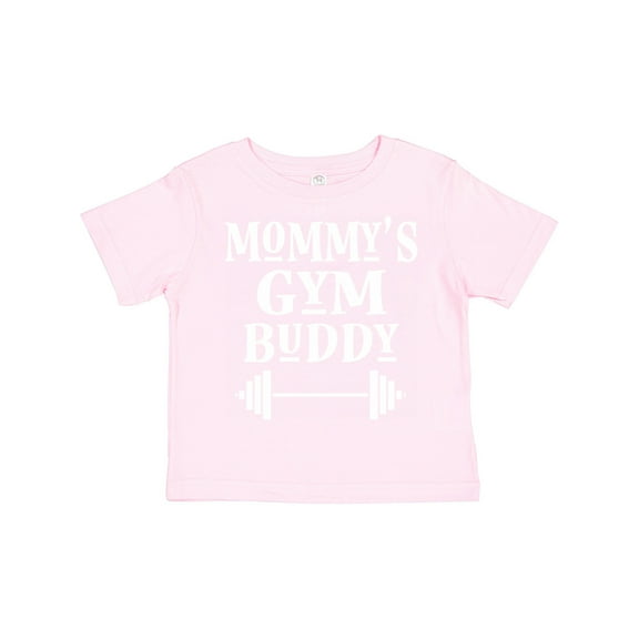 Inktastic Mommy Gym Buddy Fitness Gift Boys or Girls Toddler T-Shirt