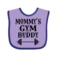 thumbnail image 1 of Inktastic Mommy Gym Buddy Workout Boys or Girls Baby Bib, 1 of 4