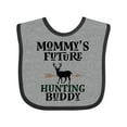 thumbnail image 1 of Inktastic Mommy Hunting Buddy Archery Boys or Girls Baby Bib, 1 of 4