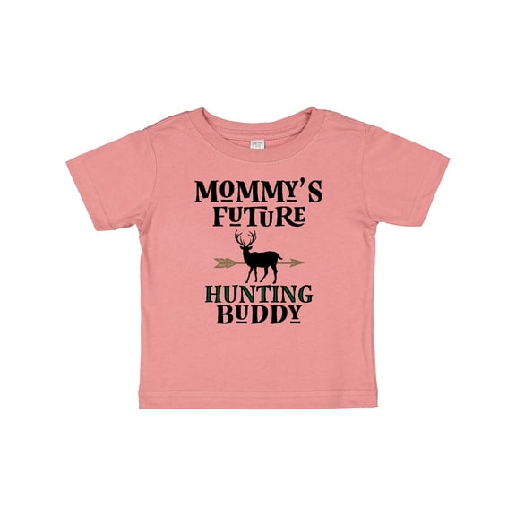 Inktastic Mommy Hunting Buddy Archery Boys or Girls Baby T-Shirt