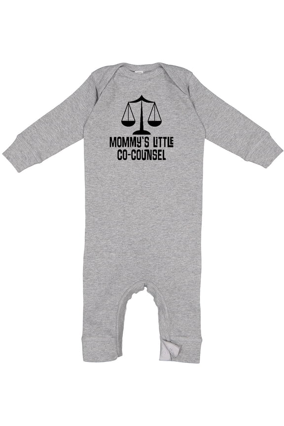 Mommy Little Co Counsel Lawyer Baby Romper Coveralls