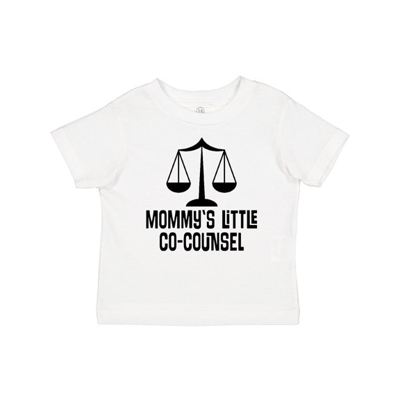 Inktastic Mommy Little Co Counsel Lawyer Boys or Girls Baby T-Shirt
