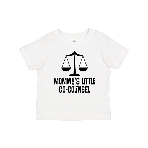 Inktastic Mommy Little Co Counsel Lawyer Boys or Girls Baby T-Shirt