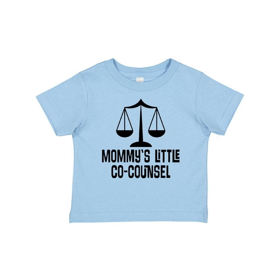 Inktastic Mommy Little Co Counsel Lawyer Boys or Girls Baby T-Shirt
