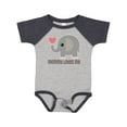 thumbnail image 1 of Inktastic Mommy Loves Me Elephant Boys or Girls Baby Bodysuit, 1 of 5