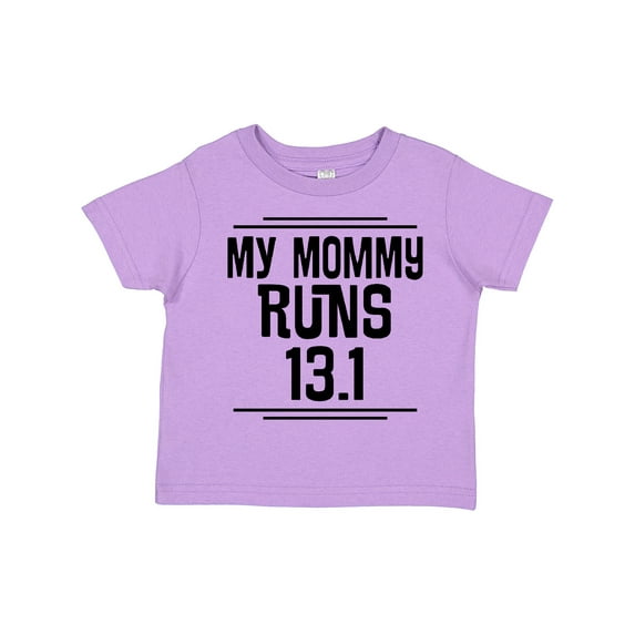 Inktastic Mommy Runs Half Marathon Boys or Girls Toddler T-Shirt