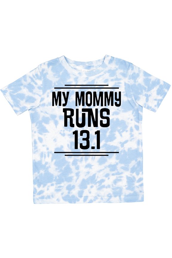 Mommy Runs Half Marathon Boys or Girls Toddler T-Shirt
