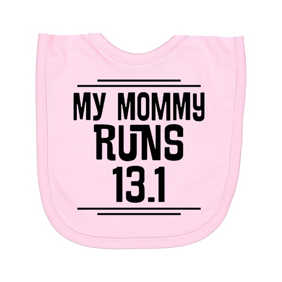 Inktastic Mommy Runs Half Marathon Newborn Bib