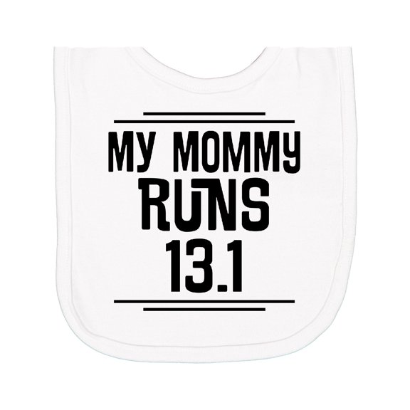 Inktastic Mommy Runs Half Marathon Newborn Bib