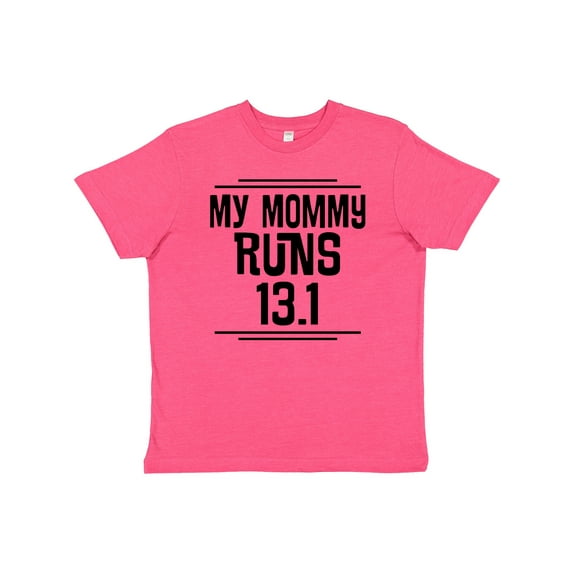 Inktastic Mommy Runs Half Marathon Youth T-Shirt
