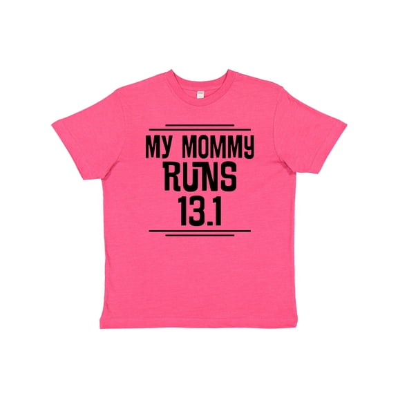 Inktastic Mommy Runs Half Marathon Youth T-Shirt