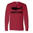 thumbnail image 1 of Inktastic Mommy Shark with Distressed Shark Long Sleeve T-Shirt, 1 of 5