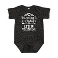 thumbnail image 1 of Inktastic Mommy and Daddy Little Valentine Boys or Girls Baby Bodysuit, 1 of 5