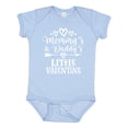 thumbnail image 1 of Inktastic Mommy and Daddy Little Valentine Boys or Girls Baby Bodysuit, 1 of 5