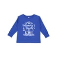 thumbnail image 1 of Inktastic Mommy and Daddy Little Valentine Boys or Girls Long Sleeve Toddler T-Shirt, 1 of 5