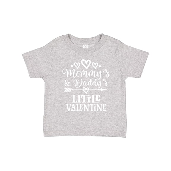Inktastic Mommy and Daddy Little Valentine Boys or Girls Toddler T-Shirt