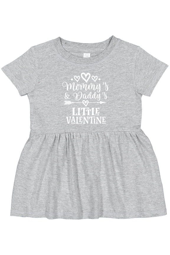 Mommy and Daddy Little Valentine Girls Baby Dress