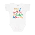 thumbnail image 1 of Inktastic Mommy and Daddy Love Me Boys or Girls Baby Bodysuit, 1 of 5