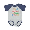thumbnail image 1 of Inktastic Mommy and Daddy Love Me Boys or Girls Baby Bodysuit, 1 of 5