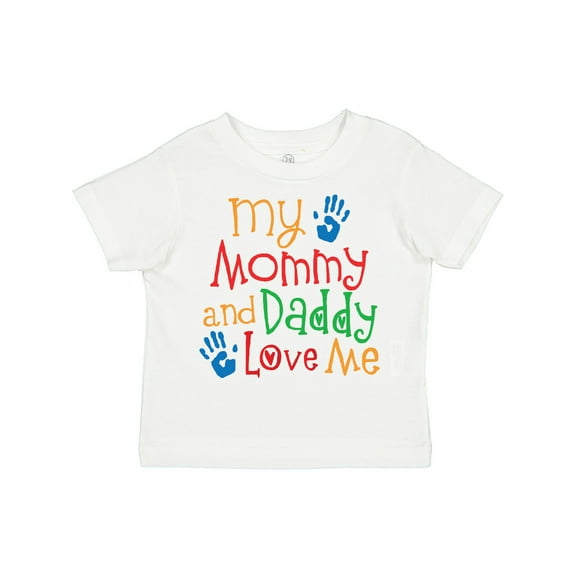 Inktastic Mommy and Daddy Love Me Boys or Girls Toddler T-Shirt