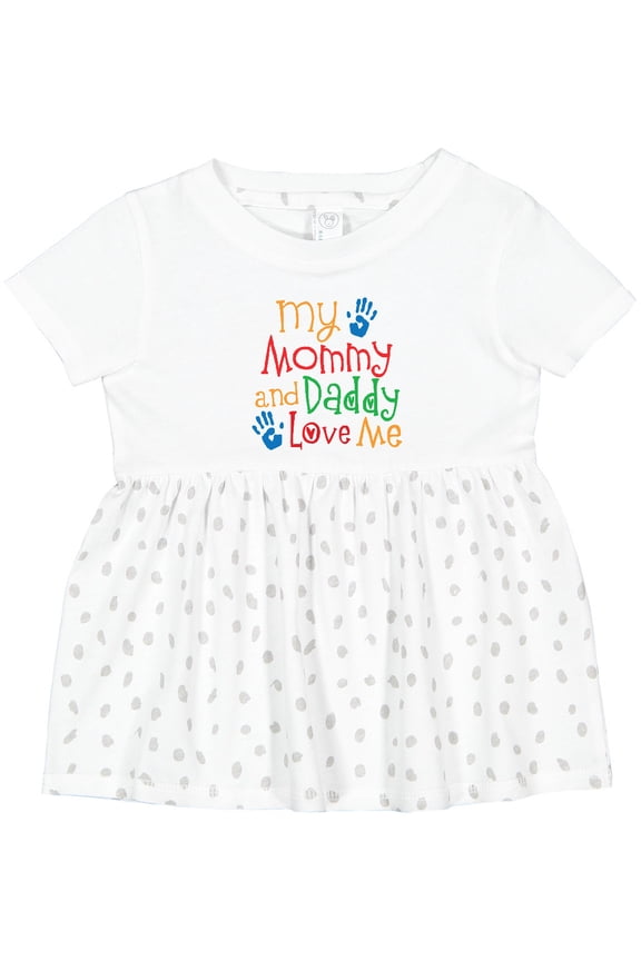 Mommy and Daddy Love Me Girls Baby Dress