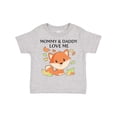 thumbnail image 1 of Inktastic Mommy and Daddy Love Me- Little Fox Boys or Girls Toddler T-Shirt, 1 of 5