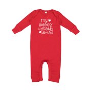 Inktastic Mommy and Daddy Love Me Valentine Baby Romper Coveralls