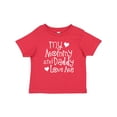 thumbnail image 1 of Inktastic Mommy and Daddy Love Me Valentine Boys or Girls Baby T-Shirt, 1 of 5