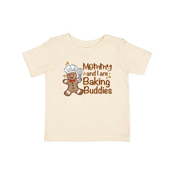 Inktastic Mommy and I Are Baking Buddies Boys or Girls Baby T-Shirt