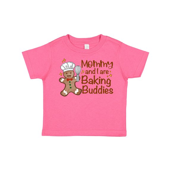 Inktastic Mommy and I Are Baking Buddies Boys or Girls Toddler T-Shirt