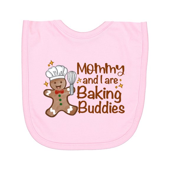 Inktastic Mommy and I Are Baking Buddies Newborn Bib