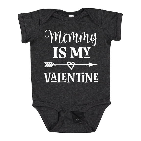 Inktastic Mommy is My Valentine Boys Boys Baby Bodysuit