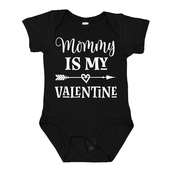 Inktastic Mommy is My Valentine Boys Boys Baby Bodysuit
