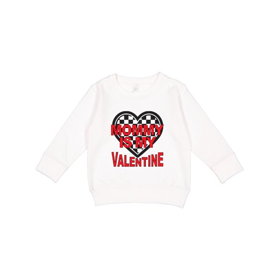 Inktastic Mommy is My Valentine for Son Toddler Sweatshirt