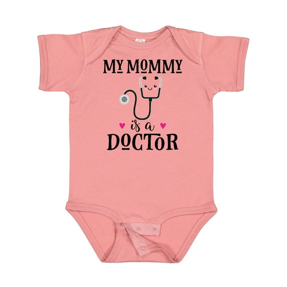 Inktastic Mommy is a Doctor Baby Gift Girls Baby Bodysuit