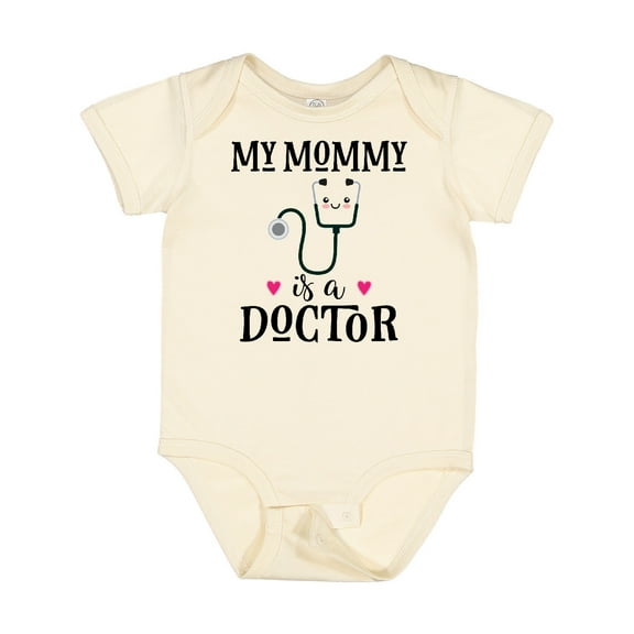 Inktastic Mommy is a Doctor Baby Gift Girls Baby Bodysuit