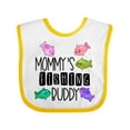 thumbnail image 1 of Inktastic Mommy's Fishing Buddy with Colorful Fish Boys or Girls Baby Bib, 1 of 4