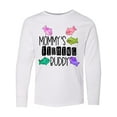 thumbnail image 1 of Inktastic Mommy's Fishing Buddy with Colorful Fish Long Sleeve Youth T-Shirt, 1 of 5