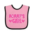 thumbnail image 1 of Inktastic Mommy's Girl Gift Girls Baby Bib, 1 of 4
