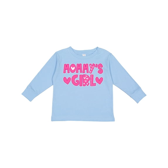 Inktastic Mommy's Girl Girls Long Sleeve Toddler T-Shirt