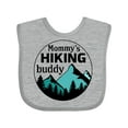 thumbnail image 1 of Inktastic Mommy's Hiking Buddy with Mountains and Trees Boys or Girls Baby Bib, 1 of 4