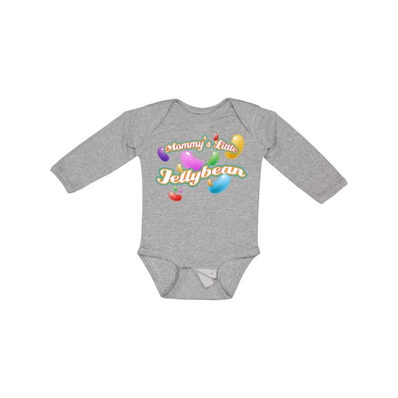 Inktastic Mommy's Jellybean Boys or Girls Long Sleeve Baby Bodysuit