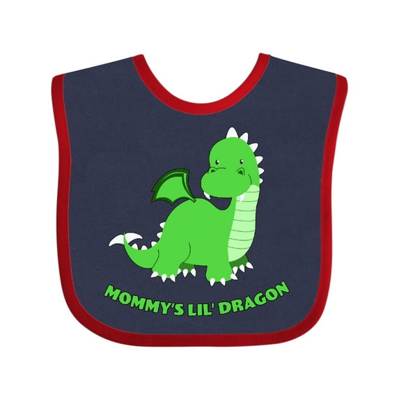 Inktastic Mommy's Lil' Dragon Boys or Girls Baby Bib